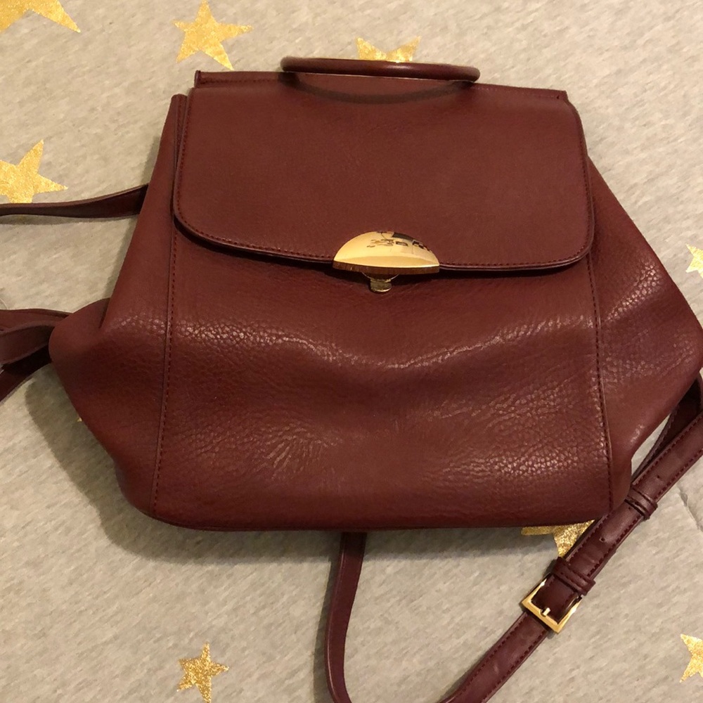 Burgundy Day Backpack